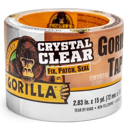 GORILLA GLUE 15Yd Crystal Duct Tape Tough & Wide, Clear GO572258